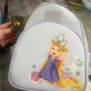 loungefly bookbag NWT BABY RAPUNZEL LILAC PURPLE